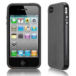  SGP Case Neo Hybrid Matte Series Smooth Black for iPhone 4 (SGP07015)